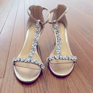 Jewel Badgley Mischka Women's Meryl Wedge Sandal